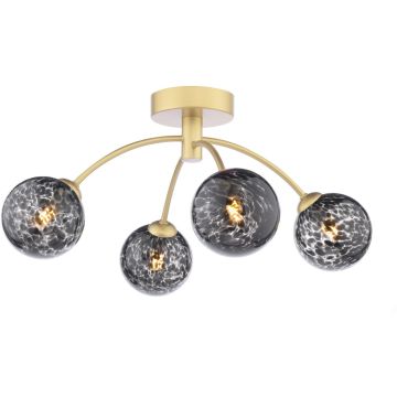 Dar Lighting Izzy IZZ0435-21 Plafondlamp 4x40w/g9 ip20