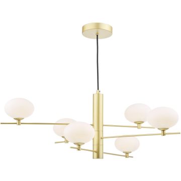 Dar Lighting Jasper JAS0635 Hanglamp 6x25w/g9