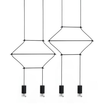 King Home FLUSSO LINE JD0032-4P Hanglamp 4x3W/G9 3000K 960LMLM IP20