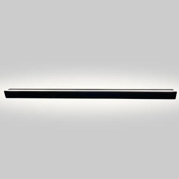 Light Prestige Bodo LP-789/1W 90 BK Wandlamp 1x12W/LED 3000K|4000K|6000K 2583lm IP54