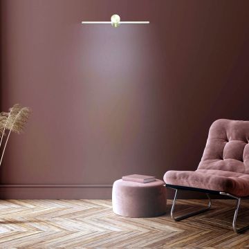 Light Prestige Modern Slim LP-777/1W M GD Wandlamp 1x6W/LED 3000K 800 lm IP44