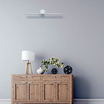 Light Prestige Modern Slim LP-777/1W M WH Wandlamp 1x6W/LED 3000K 800 lm IP44