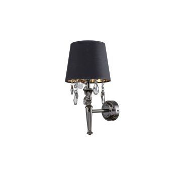Light Prestige Vigo LP-0412/1W BK Wandlamp 1x40W/E14 IP20