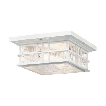 Elstead Lighting BEACON SQUARE KL-BEACON-SQUARE-F-WHT Plafondlamp 2x60W/E27 IP44