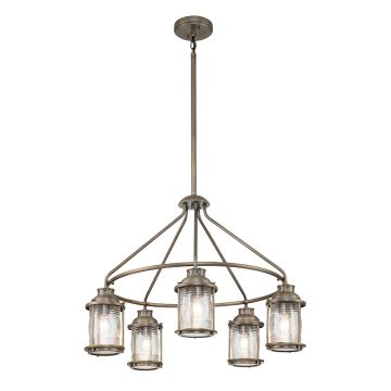 Kichler Ashland Bay KL-ASHLANDBAY-5P-BU Kroonluchter 5x60W/E27 IP44