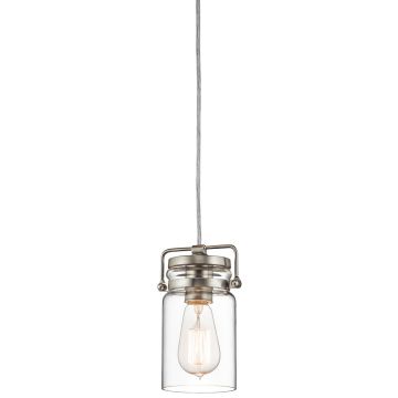 Kichler BRINLEY KL-BRINLEY-MP-NI Hanglamp 1x60W/E27