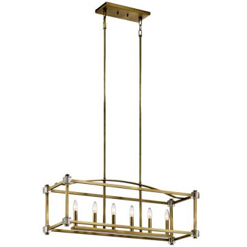 Kichler CAYDEN KL-CAYDEN-ISLE Hanglamp 6x60W/E14