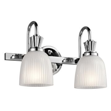 Kichler CORA KL-CORA2-BATH Wandlamp 2x3,5W/G9 2x320LM IP44