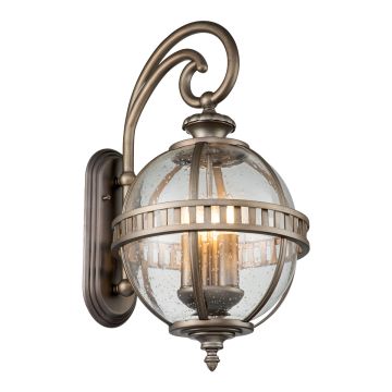 Kichler Halleron KL-HALLERON-2M-BU Wandlamp 3x60W/E14 IP44