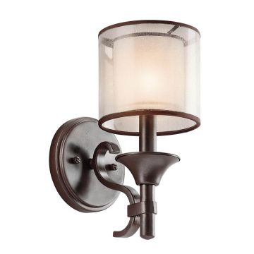 Kichler LACEY KL-LACEY1-MB Wandlamp 1x60W/E14