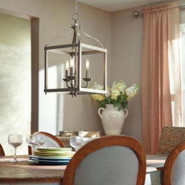 Kichler LARKIN KL-LARKIN-P-M-NI Hanglamp 3x60W/E14