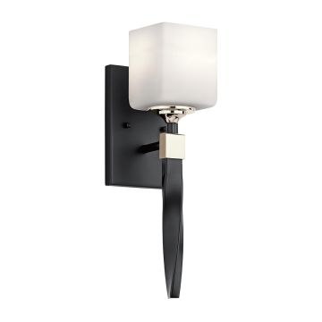 Kichler Marette KL-MARETTE1-BK Wandlamp 1x3.5W/G9 IP44