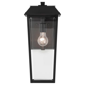 Kichler Mathus KL-MATHUS2-M-BK Wandlamp 1x60W/E27 ip44