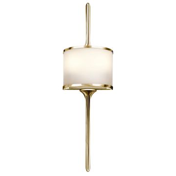 Kichler MONA KL-MONA-S-PB Wandlamp 2x3,5W/G9 320LM IP44