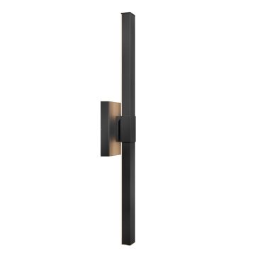 Kichler Nocar KL-NOCAR-L-BK Wandlamp 1x39W/LED 3000K 1800lm IP44