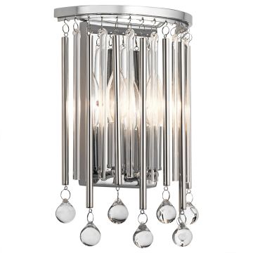 Kichler Piper KL-PIPER2-PC Wandlamp 2x60W/E14