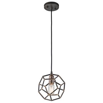 Kichler ROCKLYN KL-ROCKLYN-MP-RS Hanglamp 1x60W/E27
