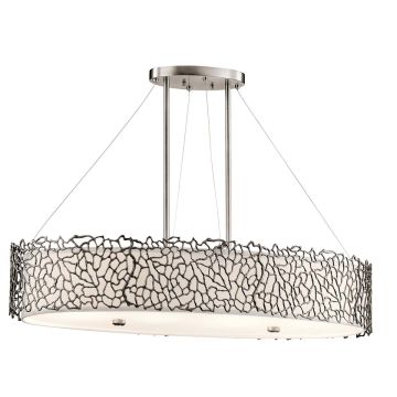 Kichler SILVER CORAL KL-SILVER-CORAL-ISLE Hanglamp 4x60W/E27
