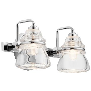 Kichler Talland KL-TALLAND2-PC-BATH Wandlamp 2x3.5W/G9 IP44