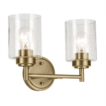 Kichler Winslow KL-WINSLOW-2W-NBR Wandlamp 2x60W/E27 IP20
