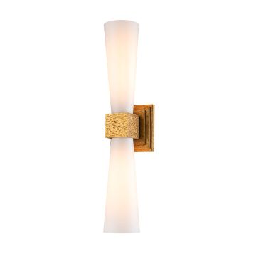 Elstead Lighting Kristy KRISTY-2WB-DG-OPAL Wandlamp 2x4W/G9 3000K 800lm IP44