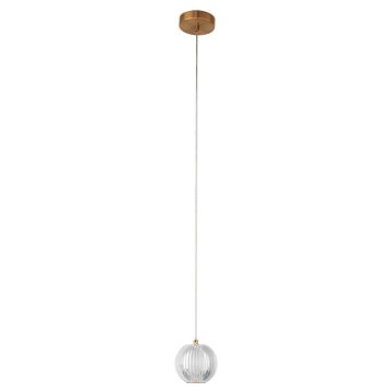 Light Prestige Brillant LP-3303/1P GD Hanglamp 1x5W/LED 3000K|4000K|6000K 410lm IP20