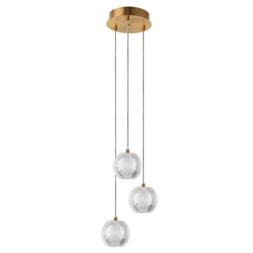 Light Prestige Brillant LP-3303/3P GD Hanglamp 3x11W/LED 1080lm IP20