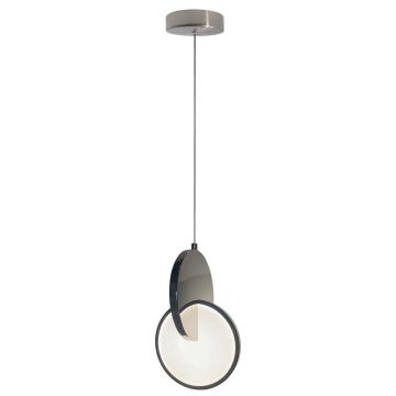 Light Prestige Circlo LP-1311/1P CH Hanglamp 1x8W/LED 3000K|4000K|6000K 843lm IP20