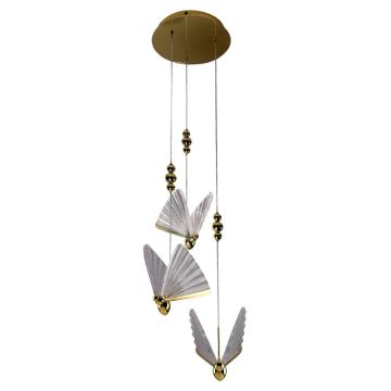 Light Prestige Mariposa LP-1715/3P Hanglamp 3x24W/LED 3000K|4000K|6000K IP20