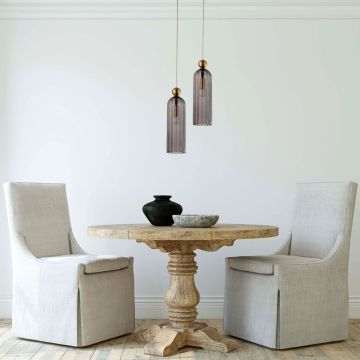 Light Prestige Piega LP-939/1P smoked Hanglamp 1x40W/E14 IP20