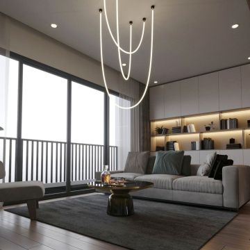 Light Prestige Rope Light LP-642/2M Smart Hanglamp 1x25W/LED 2700K-6500K 6600 lm IP20