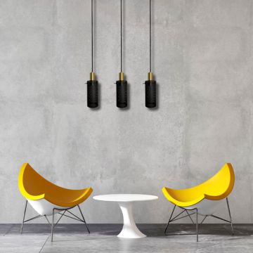 Light Prestige Tirana LP-945/3L BK Hanglamp 3x60W/E27 IP20