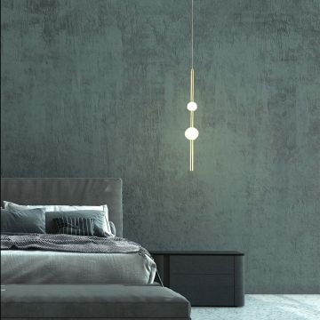 Light Prestige Vaku LP-719/2P GD Hanglamp 1x8W/LED 4000K IP20