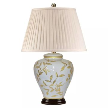 Elstead Lighting Leaves Brown Gold LEAVES-BR-GL-TL Tafellamp 1x60W/E27