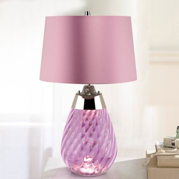 Elstead Lighting LENA SMALL LENA-TL-S-PLUM Tafellamp 1X7W/GU10+1x60W/E27