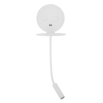 Luces Exclusivas ACACIAS LE42226 Wandlamp 1x6W+3W/led 3000k IP20 520lm