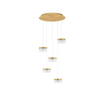 Luces Exclusivas MINEROS LE44582 Hanglamp 5x32W/led 3000k IP20 1993lm