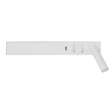 Luces Exclusivas ZARATE LE42220 Wandlamp 1x5W+3W/led 3000k IP20 560lm