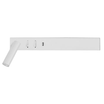 Luces Exclusivas ZARATE LE42221 Wandlamp 1x5W+3W/led 3000k IP20 560lm