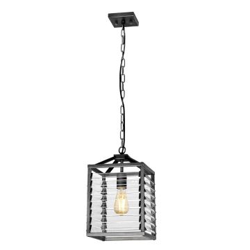 Elstead Lighting Louvre LOUVRE-1P Hanglamp 1x60W/E27
