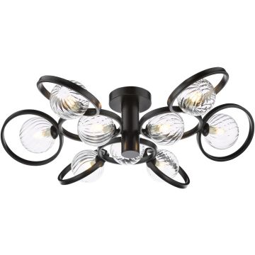 Dar Lighting Lynette LYN4822-03 Plafondlamp 9x40w/g9 ip20