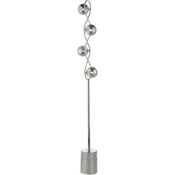 Dar Lighting Lysandra LYS4950 Staande lamp 4x40w/g9