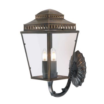 Elstead Lighting MANSION HOUSE MANSION-HOUSE-WB1-BR Wandlamp 3x60W/E14 IP44