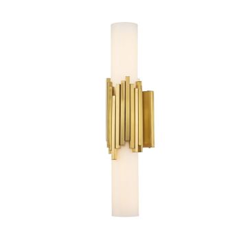 Elstead Lighting Marvele MARVELE-2WB-AB-OPAL Wandlamp 2x4W/G9 3000K 800lm IP44