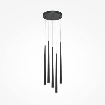 Maytoni CASCADE MOD132PL-L28BK2 Hanglamp 5x30W/LED 4000K 2300LM IP20