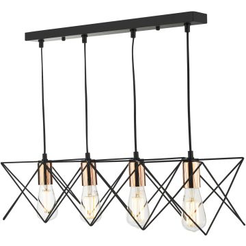 Dar Lighting Midi MID0422 Hanglamp 4x40w/e27