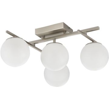 Zuma Line NEBULA MS223141-SN Plafondlamp 4x40W/LED 3000-6000k 3600lm