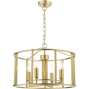 Dar Lighting Myka MYK0463 Kroonluchter 4x40w/e14
