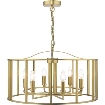 Dar Lighting Myka MYK0663 Kroonluchter 6x40w/e14