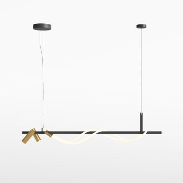 Maytoni TAU MOD166PL-L30GB3K Hanglamp 4x42W/LED 3000K 1500LM IP20